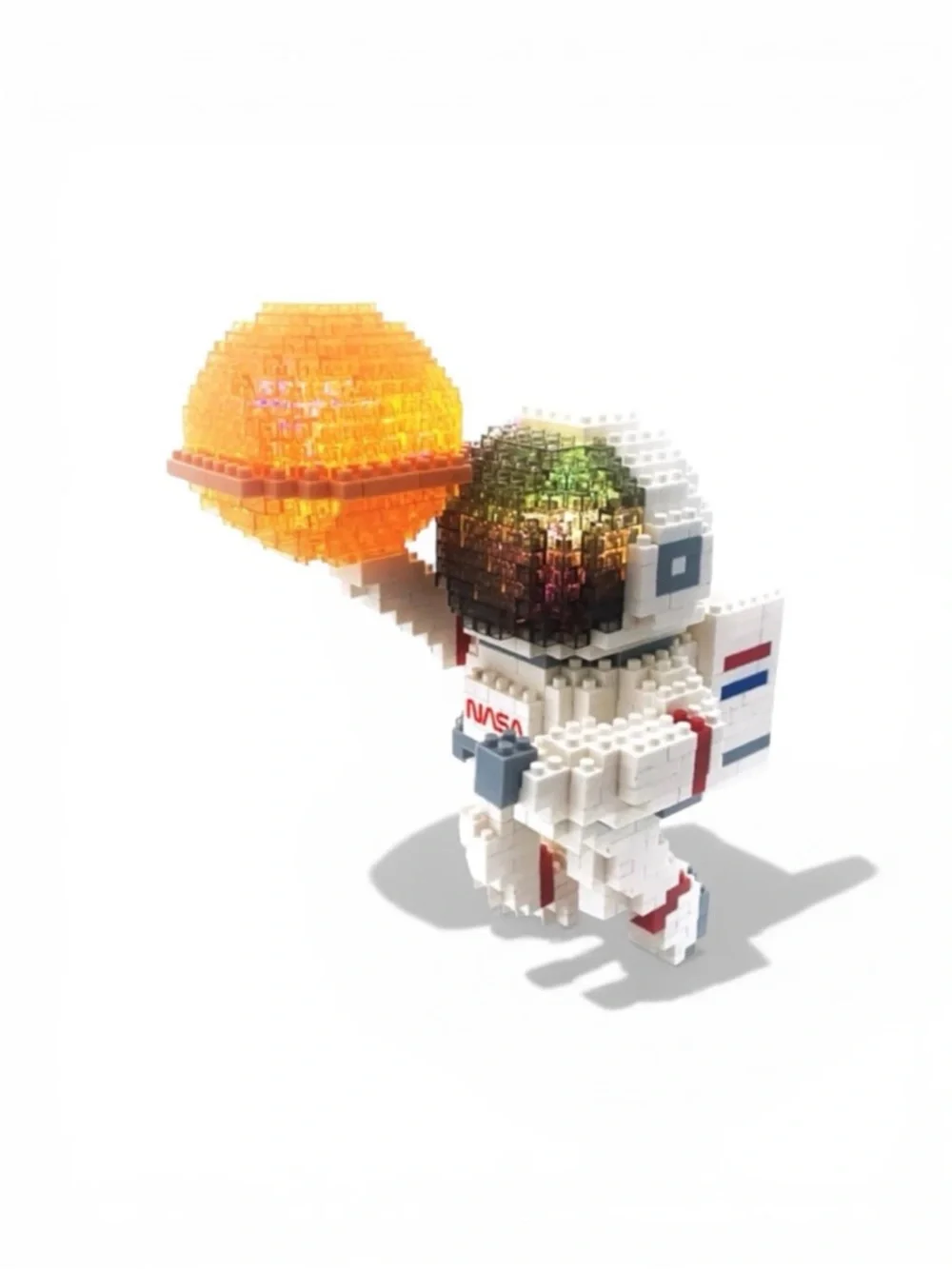 Toyzon NASA Space Anomaly Space Dunk Mini Block Set Led Light Kit 954 Pieces